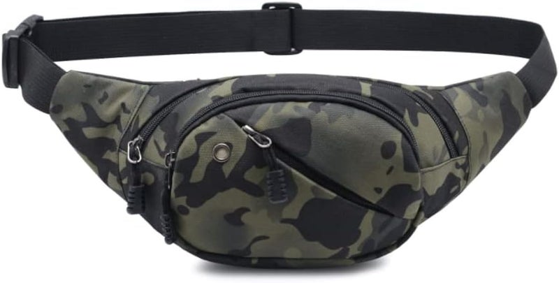 DAITET Crossbody Fanny Pack for Men&Women,Large Waist Bag & Hip Bum Bag with Adjustable Strap for Outdoors Workout Traveling Casual Running Hiking Cycling - Image 1